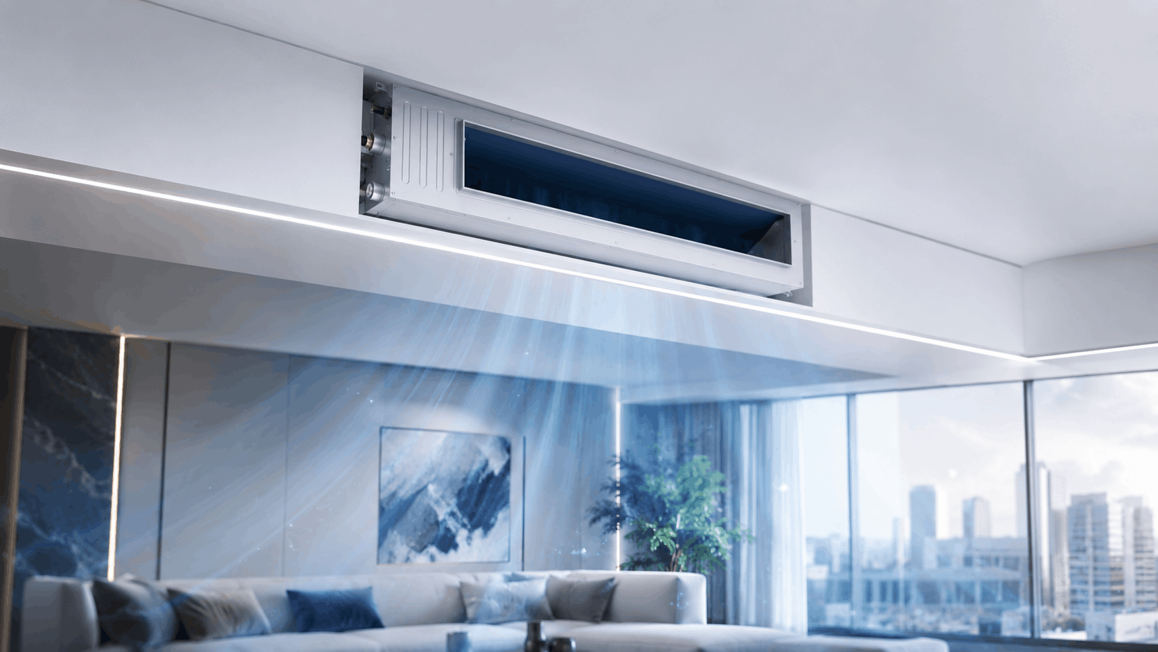Climatiseur Gree Inverter Gainable 48000 BTU Chaud & Froid au meilleur prix en Tunisie